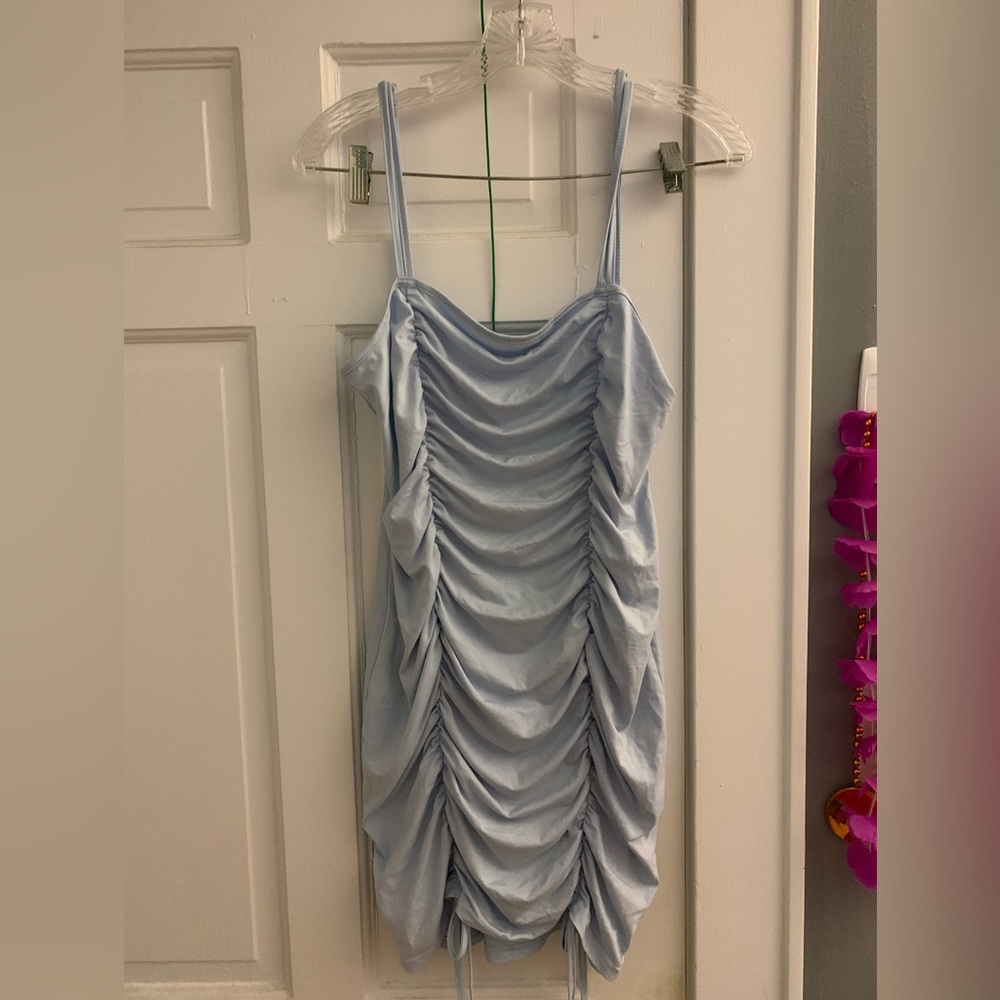 Shein light blue dress